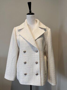 Ann Taylor Structured Coat Petite Elegant Workwear Jacket